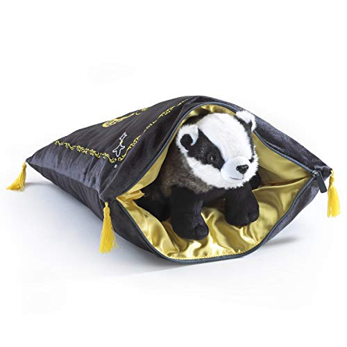 The Noble Collection Harry Potter Hufflepuff House Mascot Plush & Cushion - Officially Licensed 13in (34cm) Hufflepuff Badger Plush Toy Dolls Gifts