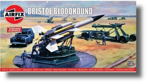 Airfix A02309V Bristol Bloodhound Military Aircraft Vintage Classics Model Making kit, Multicolour