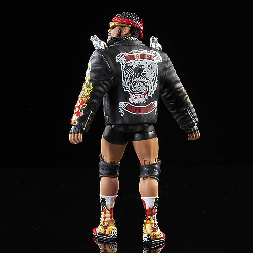 Mattel WWE Rick Steiner Elite Collection Action Figure with Accessories, Articulation & Life-Like Detail, Collectible Toy, 6-Inch, (HKP08)