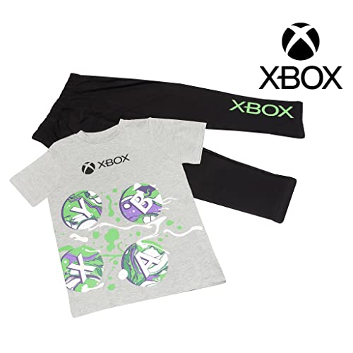 Xbox Controller Buttons Long Pyjamas Set, Kids, 5-15 Years, Black, Official Merchandise