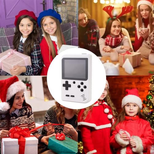 Kids Mini Handheld Video Game Console with 400 Retro Classical FC Game for Boy Girl, 2.8 Inch, Rechargeable Battery, Christmas Birthday Gift Present for Adult Kids