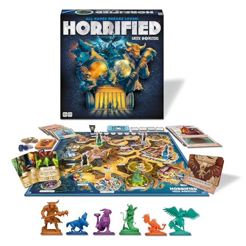 Ravensburger Horrified Pandora Unleashed - Immersive Strategy Board Game for Adults and Kids Age 10 Years Up