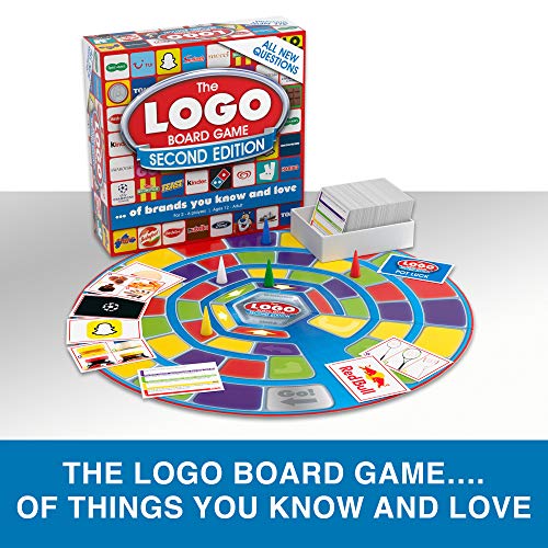 Drumond Park The LOGO Board Game Second Edition - The Family Board Game of Brands and Products You Know and Love, Family Games For Adults And Kids Suitable From 12+ Years