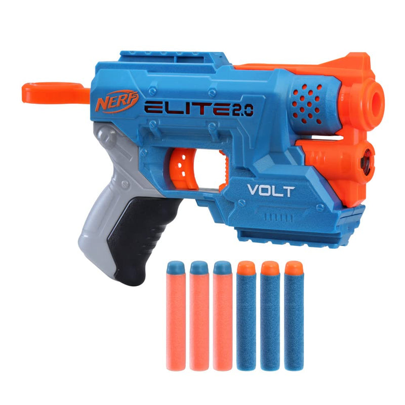 Nerf Elite 2.0 Volt SD-1 Blaster, 6 Nerf Elite Darts, Light Beam Targeting, Dart Storage, Tactical Rails