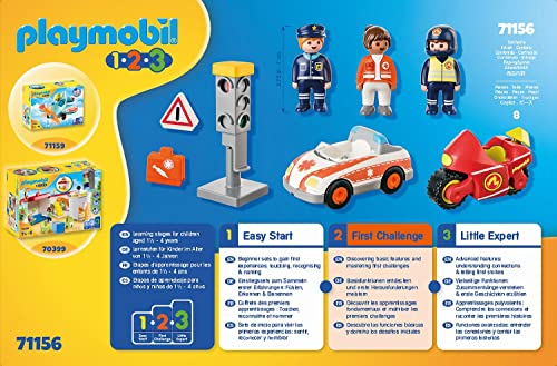 Playmobil 71156 1.2.3 Everyday Heroes, Educational Toy, Fun Imaginative Role-Play, Playset Suitable for Children Ages 1.5+