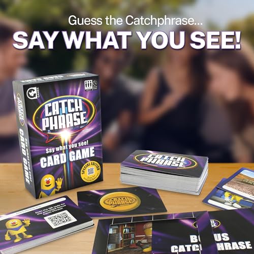Ginger Fox Special Edition Official ITV Catchphrase Say What You See 2022 TV Show Card Game - Guess Each Catch Phrase - Includes Exclusive Digital Features With Mr Chips