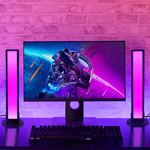 Smart LED Light Bar, RGB Light Bar Lamp Ambiance Gaming Lights with Multiple Lighting Effects and Music Modes for Gaming Room, PC, PC Accessories, Gaming Desk Accessories, Mood Light with App Control