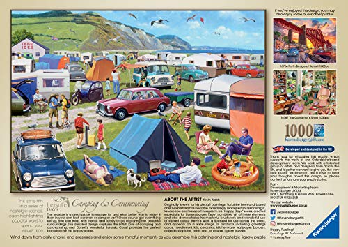 Ravensburger Leisure Days No.5 Camping & Caravanning 1000 Piece Jigsaw Puzzle for Adults Age 12 Years Up