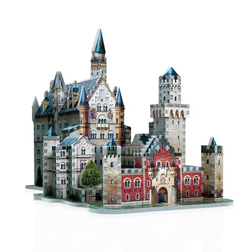 Wrebbit3D | Neuschwanstein Castle (890pc) | 3D Puzzle | Ages 14+