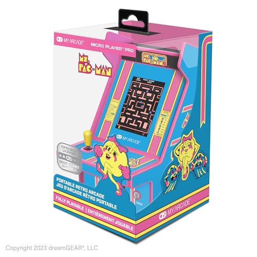 My Arcade DGUNL-7009 MS. PAC-MAN Micro Player Pro Portable Retro Arcade