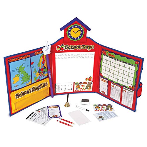 Learning Resources Pretend & Play Original School Set, Complete Pretend School Playset, Starting School Toy, Ages 3+