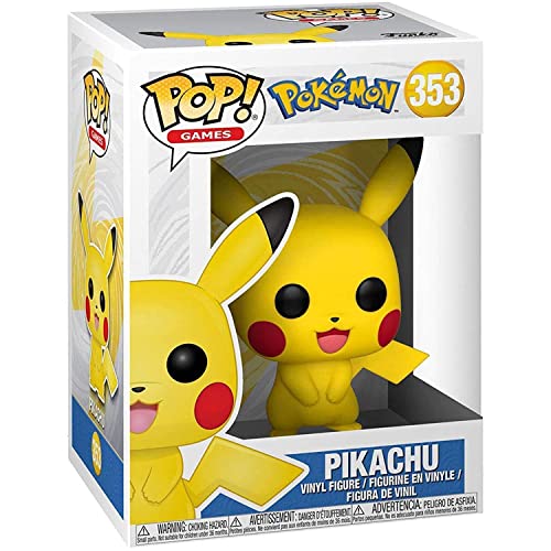 Funko Pop! Games: Pokemon - Pikachu - Collectable Vinyl Figure - Gift Idea - Official Merchandise - Toys for Kids & Adults - Video Games Fans - Model Figure for Collectors and Display