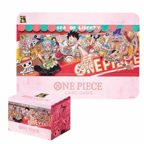 Bandai | One Piece Card Game: Playmat and Card Case Set -25th Edition | Trading Card Accessory