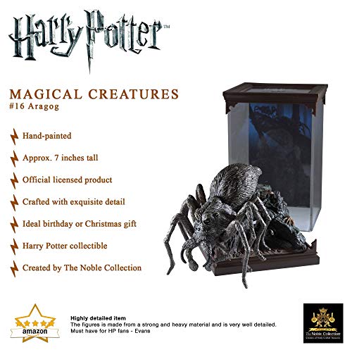 The Noble Collection - Magical Creatures Aragog - Hand-Painted Magical Creature