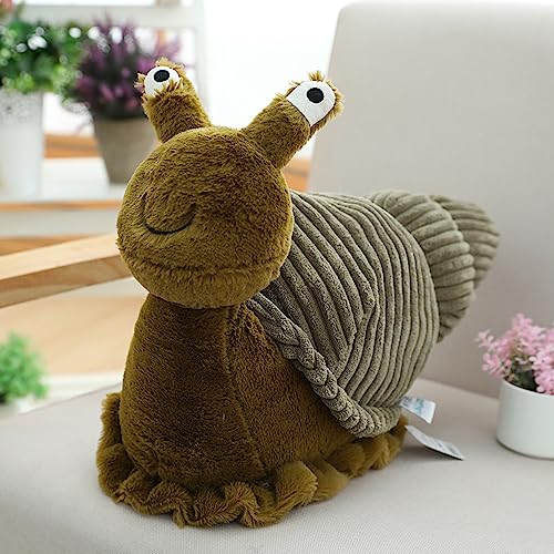 NatureMan Cute Snail Plush Toy Dolls, Soft Snail Stuffed Animals Gifts for Kids (28cm)