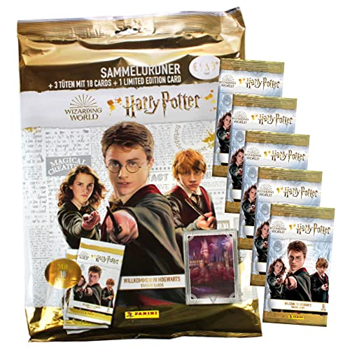 Panini Harry Potter Cards - Welcome to Hogwarts Trading Cards - Trading Cards Series 2 - Card Selection (1 Starter + 5 Boosters)