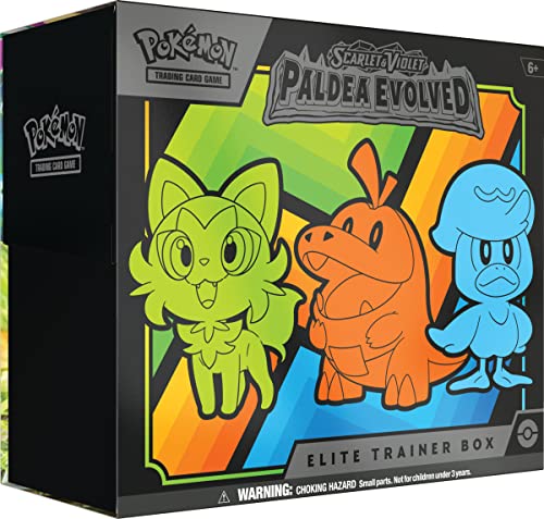 Pokémon TCG: Scarlet & Violet—Paldea Evolved Elite Trainer Box (9 Boosters & Premium Accessories)