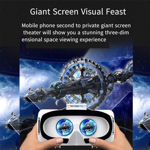 VR Headsets Compatible with iPhone & Android Phone-Virtual Reality Headsets New 3D VR Glasses 2021VR8.0