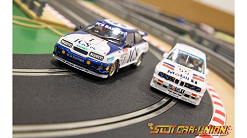 Scalextric C3693A Legends Touring Twinpack-Ford Sierra RS500 and BMW E30 Car, White