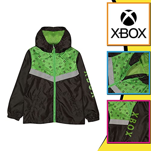 Xbox Controller Rain Mac, Kids, 5-15 Years, Green/Black, Official Merchandise