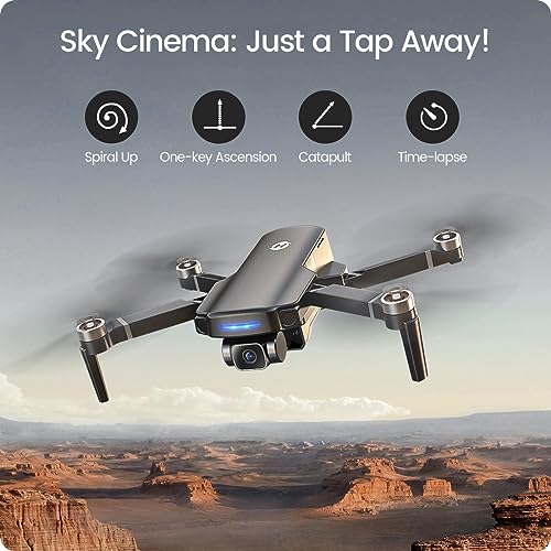 Holy Stone HS360S GPS Drone with 4K Camera for Adults, 20 Mins Flight Time, RC Quadcopter with GPS, Intelligent Follow Mode, Auto Return, Tap Fly, Altitude Hold, Time-lapse Photography