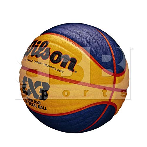 Wilson Unisex-Adult FIBA 3X3 Game Basketball, Orange, Intermed