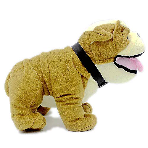 VACHICHI Lifelike Stuffed Animals English Bulldog Teddy Realistic Plush Soft Toy Animals Dog Puppy,30cm (English Bulldog)