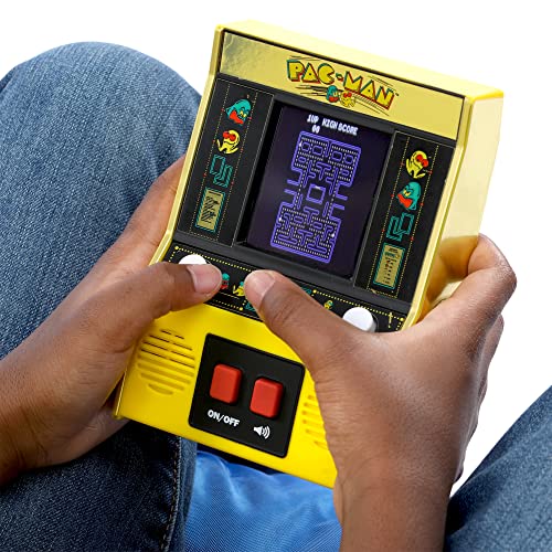 Basic Fun 09530 Classics Pac-Man Color LCD Retro Mini Arcade Game