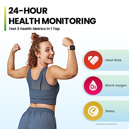 Amazfit Bip 5 Smart Watch with a 1.91" Big Screen, Bluetooth Calling, Alexa Built-in, GPS Tracking, 10-day Long Battery Life, Health Fitness Tracker with Heart Rate, Blood Oxygen Monitoring - White