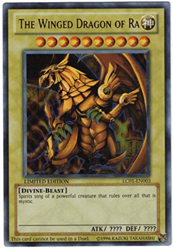 YuGiOh Legendary Collection Ultra Rare God Card Set of 3 Egyptian God Cards S...