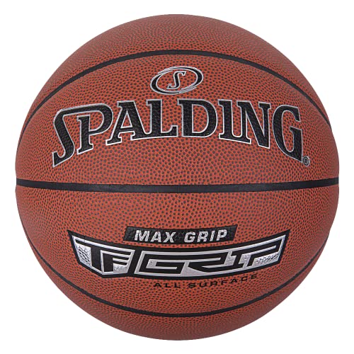 Spalding - Max Grip - Basketball - Size 6 - Basketball - Certified Ball - Composite Basketball - Outdoor - Non-Slip - Excellent Grip - Official Weight and Size