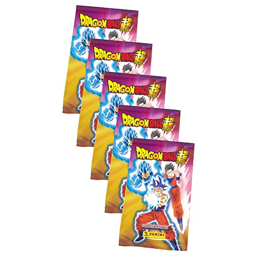 Panini Dragon Ball Super Trading Cards - Trading Cards Series 1 - Card Selection (5 Boosters)