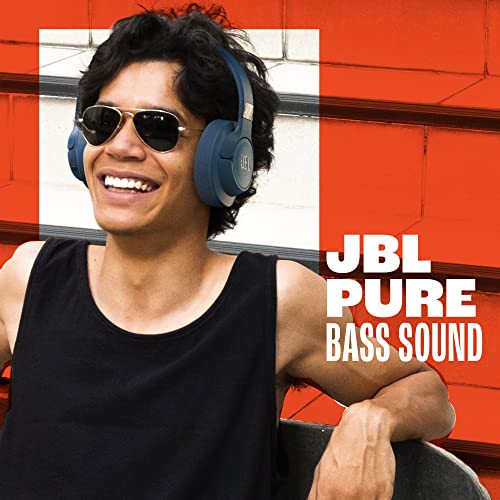 JBL Tune 720BT Wireless On-Ear Headphones, with JBL Pure Bass Sound, Bluetooth 5.3, Hands-Free Calls, Audio Cable and 76-Hour Battery Life, in Black