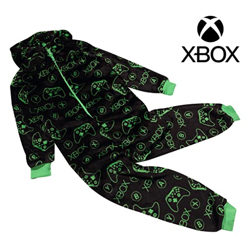Popgear Xbox Controller Icons Onesie, Kids, 5-13 Years, Black, Official Merchandise