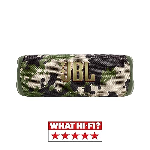 JBL Flip 6 Portable Bluetooth Speaker with 2-way speaker system and powerful JBL Original Pro Sound, up to 12 hours of playtime, in squad