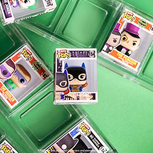 Funko Bitty POP! DC - Batman, Robin, Scarecrow and A Surprise Mystery Mini Figure - 0.9 Inch (2.2 Cm) - DC Comics Collectable - Stackable Display Shelf Included - Gift Idea - Party Bags Stocking