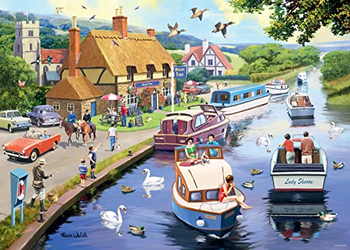 Ravensburger Leisure Days No.7 Evening on the River 1000 Piece Jigsaw Puzzles for Adults and Kids Age 12 Years Up