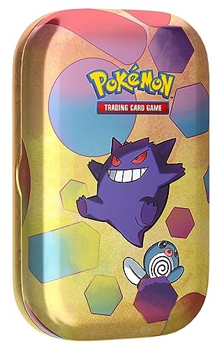 Pokémon TCG: Scarlet & Violet—151 Mini Tin – Gengar (2 Booster Packs, 1 Coin & 1 Art Card)