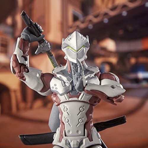 Overwatch Ultimates Series Hanzo and Genji Dual Pack 6-Inch-Scale Collectible Action Figures with Accessories - Blizzard Video Game Characters