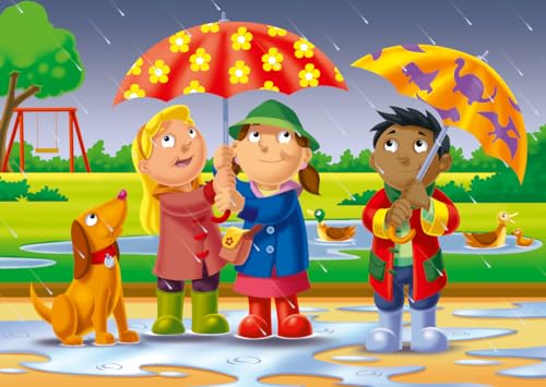 Ravensburger What's The Weather? My First Jigsaw Puzzles for Kids 2 Years Up (2, 3, 4 & 5 Pieces) Educational Toys for Toddlers - EYFS