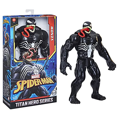 Hasbro Marvel Spider-Man Titan Hero Series Deluxe Venom Toy 30-cm-scale Action Figure, Toys for Children Aged 4 and Up