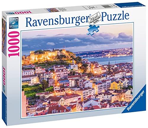 Ravensburger Lisbon & Sao Jorge Castle 1000 Piece Jigsaw Puzzle for Adults and Kids Age 12 Years Up