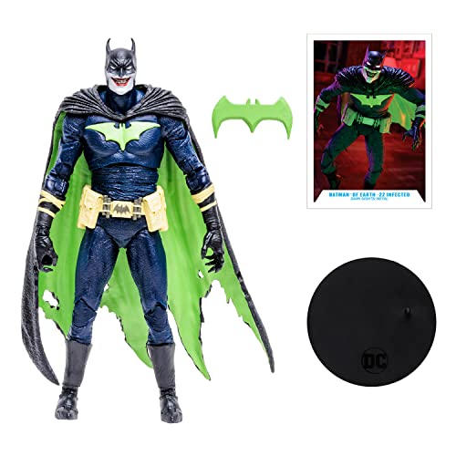 McFarlane Toys, DC Multiverse Batman of Earth-22 Infected 7-inch Action Figure, Collectible DC Comic Figure with Unique Collector Character Card – Ages 12+