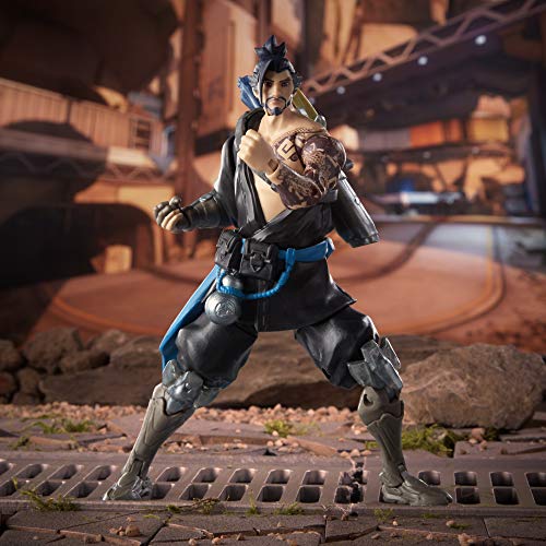 Overwatch Ultimates Series Hanzo and Genji Dual Pack 6-Inch-Scale Collectible Action Figures with Accessories - Blizzard Video Game Characters