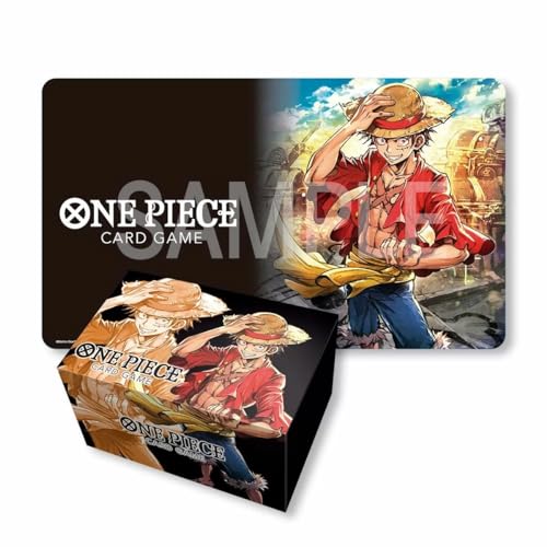 Bandai | One Piece Card Game: Playmat and Storage Box Set -Monkey.D.Luffy | Trading Card Accessory