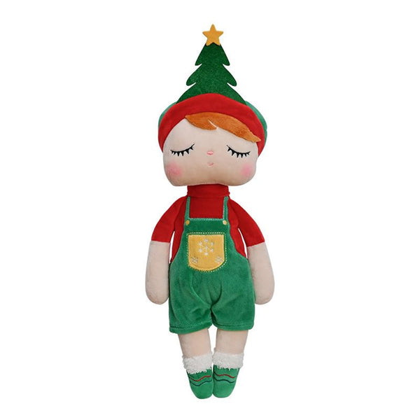 45cm Green Soft Christmas Elf Plush Doll,Big Christmas Elves Stuffed Dolls Toy for Boys and Girls,Christmas Tradition Accessories Plush Pillow Doll Shelf Baby Novelty Toys