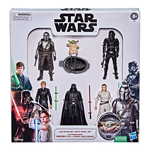 Star Wars Darth Action Figure Set of 6 For 4+ Years kids - 6 Inch (15.2cm)