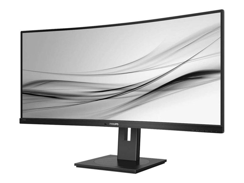 PHILIPS 346B1C- 34 inch WQHD Curved Monitor, 100Hz, 4ms, VA, USB-C dock, KVM, Height adjust, Speakers, PowerSensor (3440 x 1440, 300 cd/m² - HDMI, DP, USB-C)