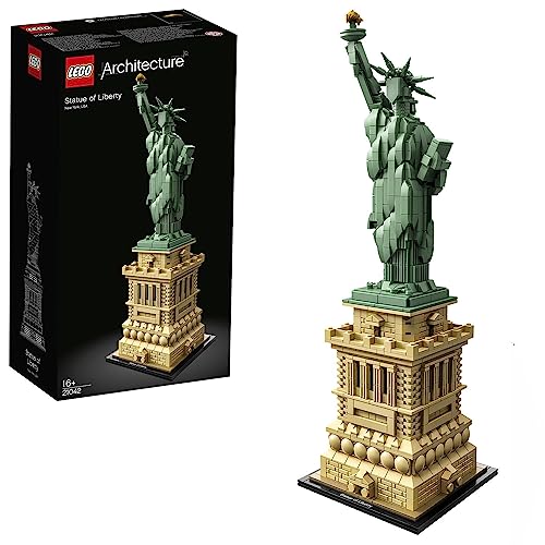 LEGO 21042 Architecture Statue of Liberty Model Building Kit, Collectable New York Souvenir Set, Gift Idea for Women, Men, Her or Him, Home Décor, Creative Activity