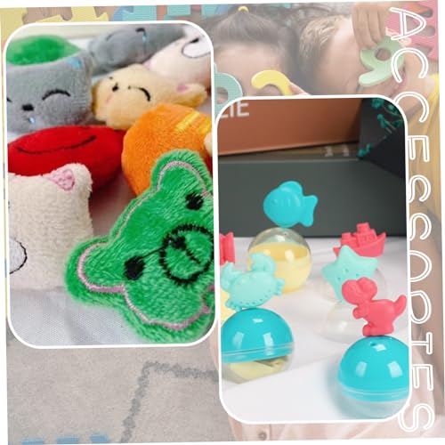 Eyccier Mini Claw Machine For Kids Adjustable Sounds and Music Kids Claw Machine with Mini Plush ＆ Capsule Toys Arcade Game Mini Vending Machine Birthday Gifts for Girls Style 2